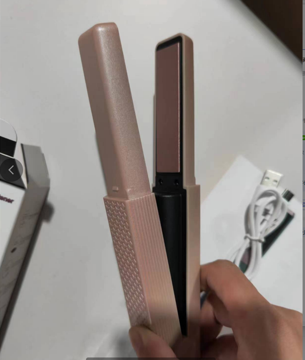 USB Hair Straightener Cordless Usb Hair Straightener Mini Ceramics Hair Curler 3 Constant Temperature Portable Flat Iron For Travel