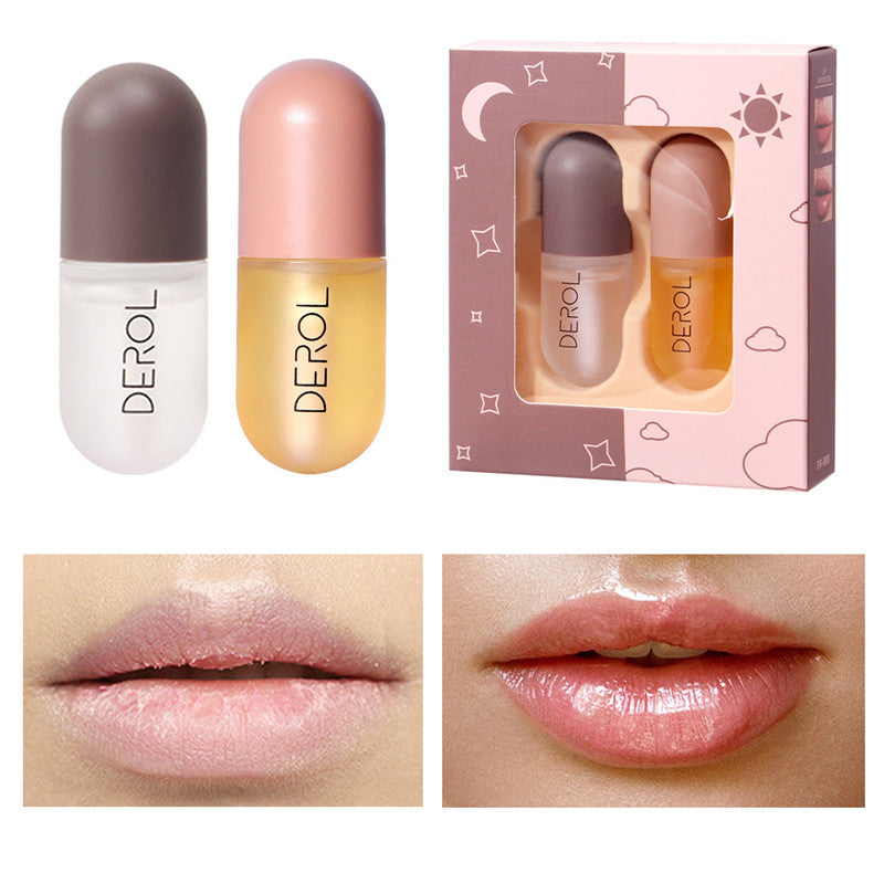 Lip Plumper Oil - Lip care - Clear Lasting Nourishing Repairing Reduce Lip Fine Line Care - Lip Beauty Cosmetic - Best Lip serum Day & Night
