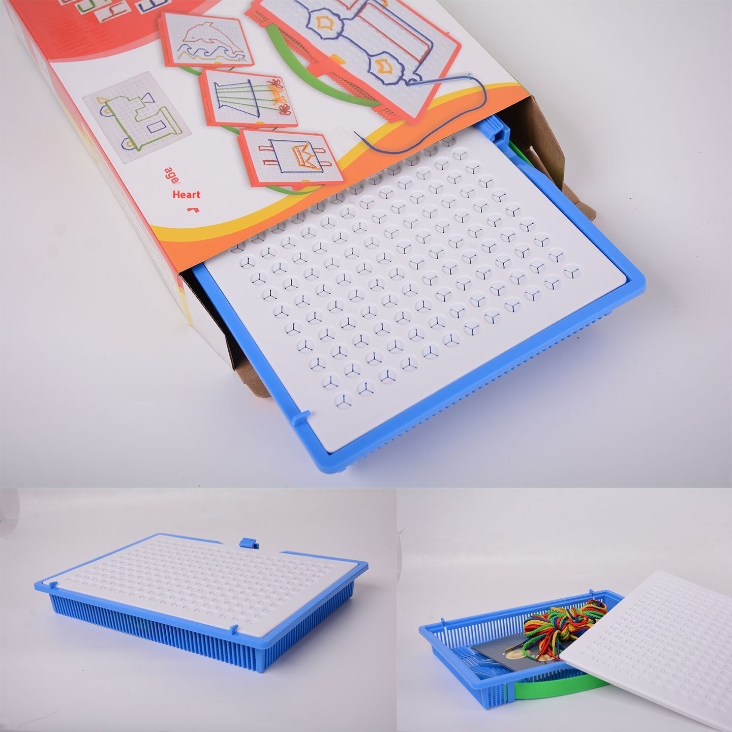 String Woven Brush Drawing Board For Kids Mental strength/exercise and Fun
