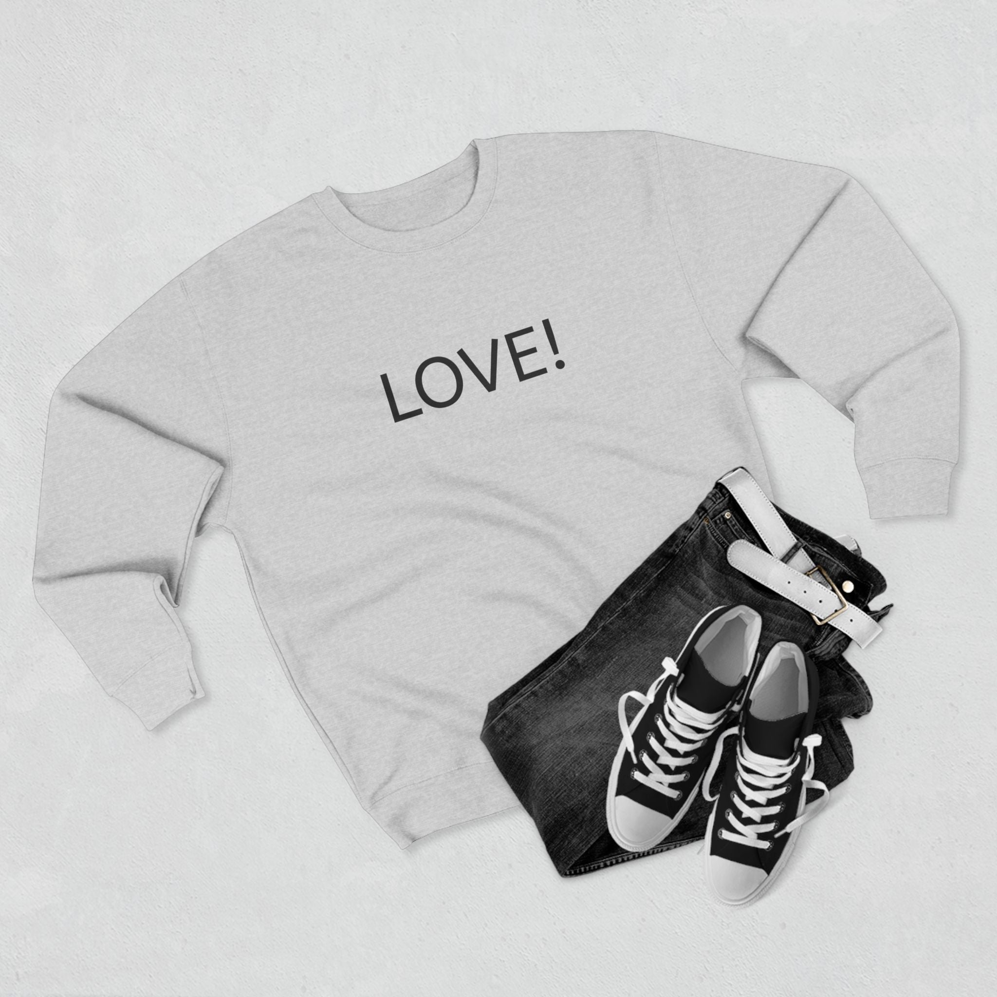 Unisex Love & Motivation Sweatshirt - Perfect for Cozy Celebrations