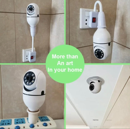 Light Socket Light Bulb Security Camera