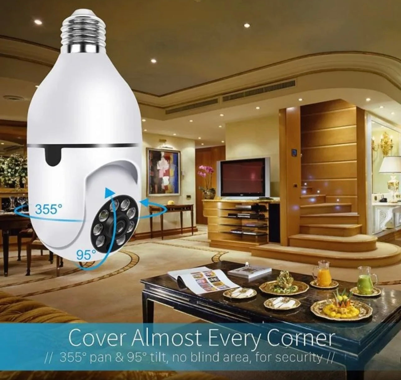 Light Socket Light Bulb Security Camera