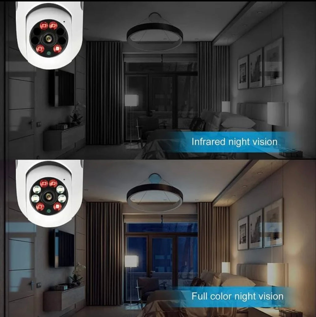 Light Socket Light Bulb Security Camera