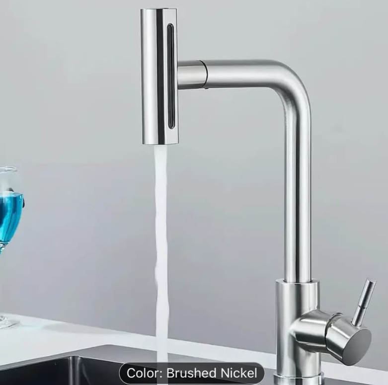 ✨ Modern Brushed Nickel Kitchen Faucet – Premium Look | Smooth Water Flow | BEST DEAL 🔥