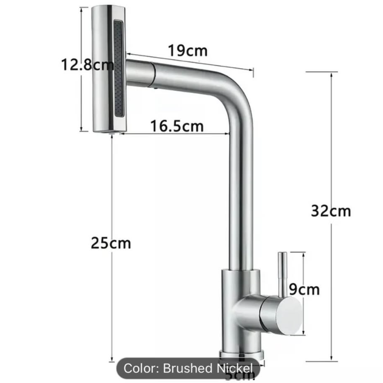 ✨ Modern Brushed Nickel Kitchen Faucet – Premium Look | Smooth Water Flow | BEST DEAL 🔥