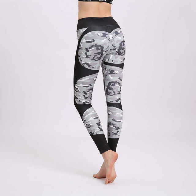 Patchwork Printed Best yoga leggings For Women - Gym