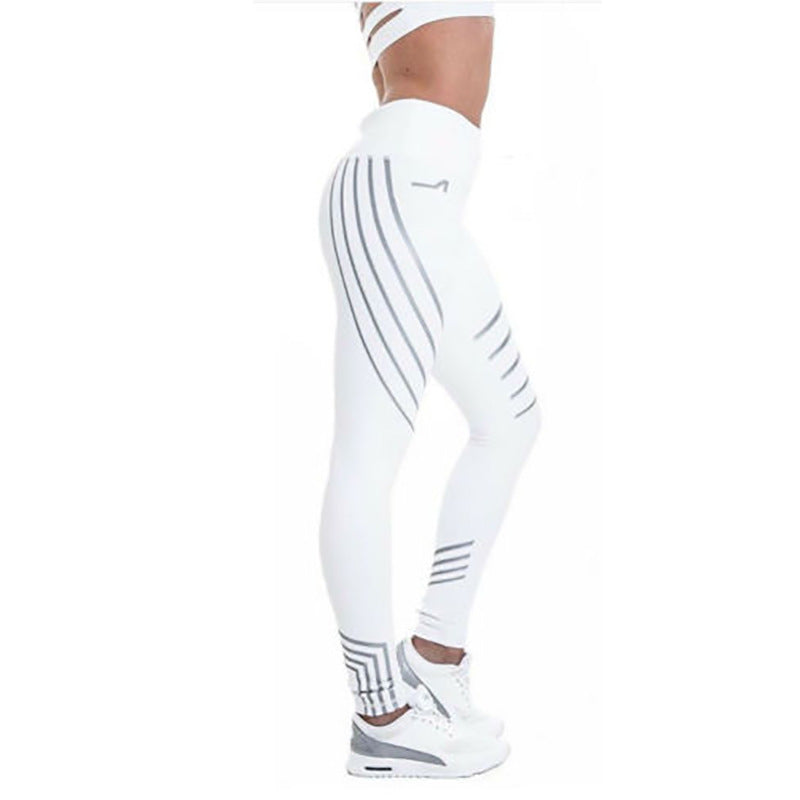 Reflective Sport Yoga Pants For women - Gym/Fitness