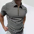 Men's Solid Polo Short-Sleeved Shirt - Summer Collections