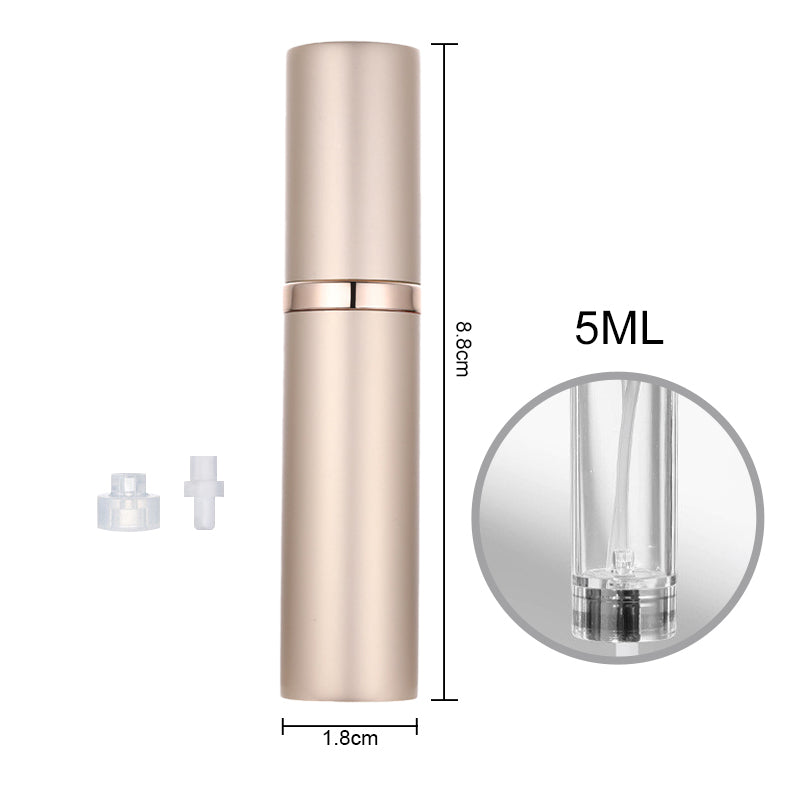 Travel Portable Spray Small Sample Empty Bottle Dispenser (5 ML / 9ML)
